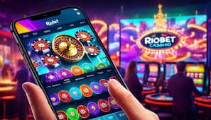 Dasbor platform gembira 77 menampilkan kategori permainan utama dan antarmuka navigasi